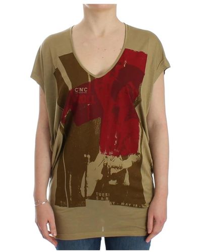 CoSTUME NATIONAL T-shirts - Rouge
