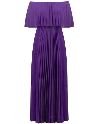 Joseph Ribkoff Maxi Dresses - Purple
