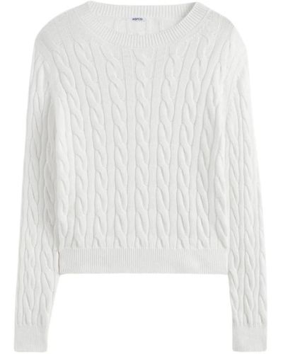 Aspesi Round-neck knitwear - Weiß