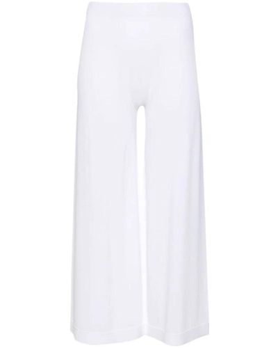 D.exterior Cropped Trousers - White