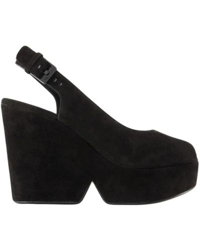 Robert Clergerie Shoes > heels > wedges - Noir