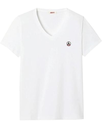 J.O.T.T Camiseta de algodón orgánico - just over the top - Blanco