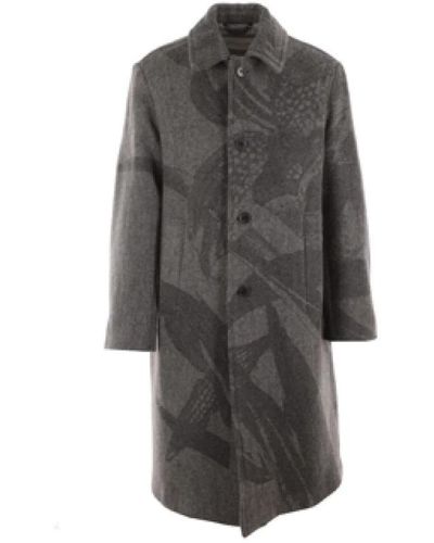 Dries Van Noten Single-Breasted Coats - Grey