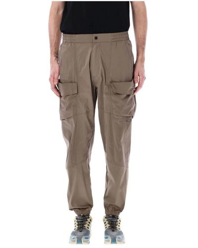 Oakley Trousers > slim-fit trousers - Gris