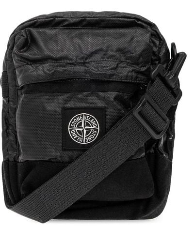 Stone Island Cross Body Bags - Black