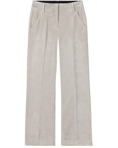 Luisa Cerano Cropped Trousers - Grey