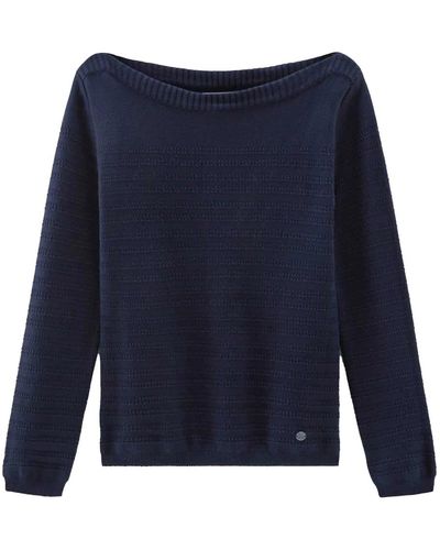 Woolrich Round-Neck Knitwear - Blue