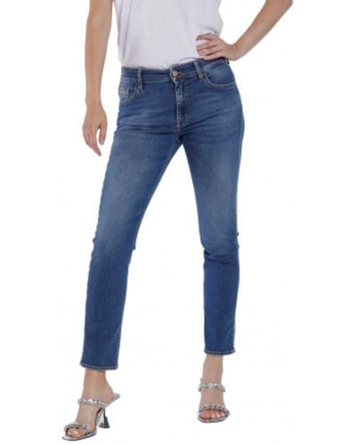 Mason's Slim Fit 5 Taschen Jeans - Carlotta Dte071 006 - Blau