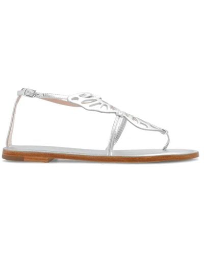 Sophia Webster Shoes > sandals > flat sandals - Blanc