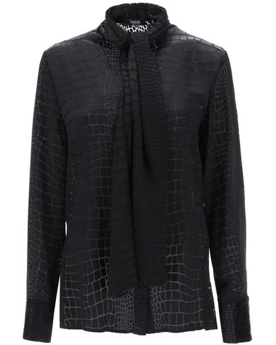 Versace Blouses shirts - Schwarz
