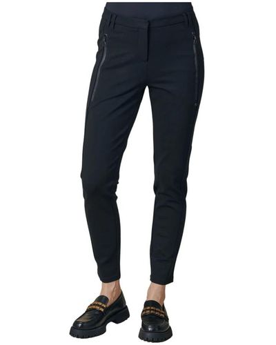 Zhrill Slim-Fit Trousers - Blue