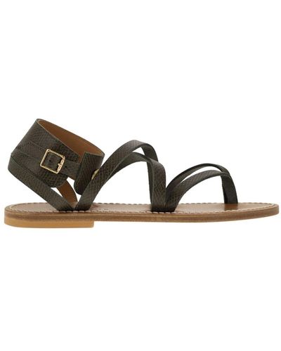 Longchamp Flat sandals - Marrón