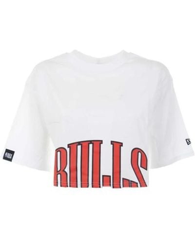 KTZ Chicago bulls nba team wordmark t-shirt - Bianco