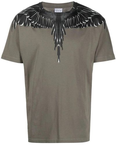 Marcelo Burlon Stilvolle Herren T-Shirt Kollektion - Grau