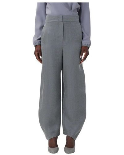 Giorgio Armani Wide Trousers - Grey