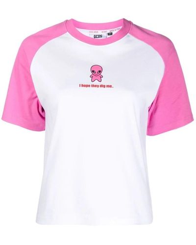 Gcds Ali t-shirt - Rosa