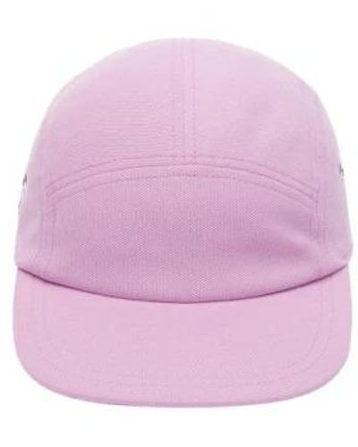 Lacoste Cappellino rosa elegante con cinghia regolabile - Viola