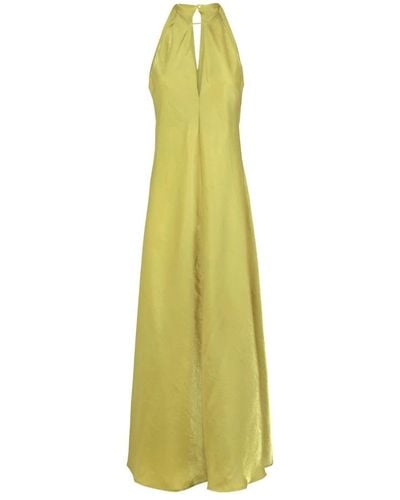 SOLOTRE Maxi Dresses - Yellow