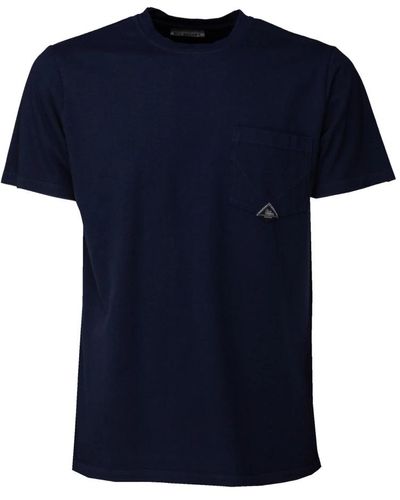 Roy Rogers T-shirt pocket - Blu