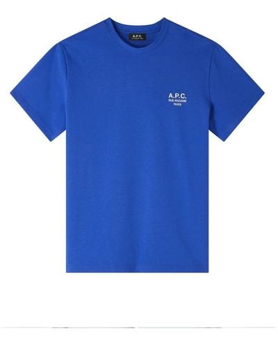 A.P.C. T-Shirts - Blue
