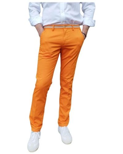 Mason's Pantaloni slim torino university - Arancione