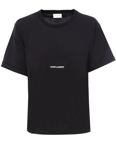 Saint Laurent T-shirts - Negro