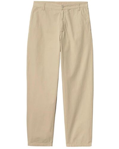 Carhartt Cropped Trousers - Natural