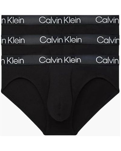 Calvin Klein Set di 3 slip stretch - noir - Nero