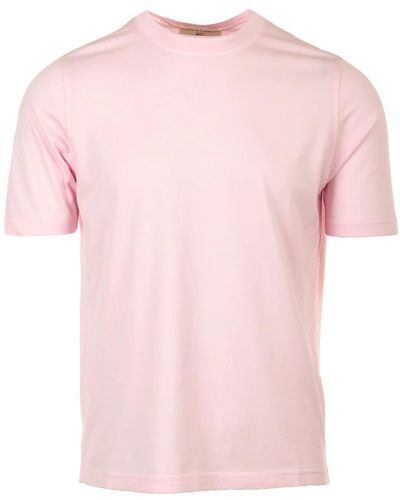 FILIPPO DE LAURENTIIS T-shirt e polo rosa mc