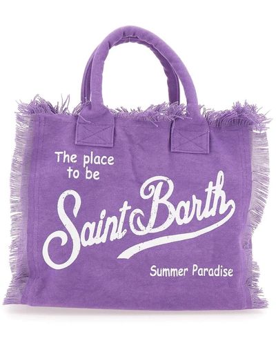 Mc2 Saint Barth Lila taschen für stilvolle outfits
