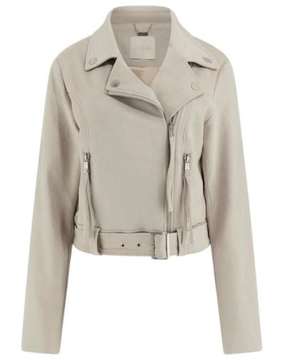 Guess Giacca perfecto in ecopelle - Grigio