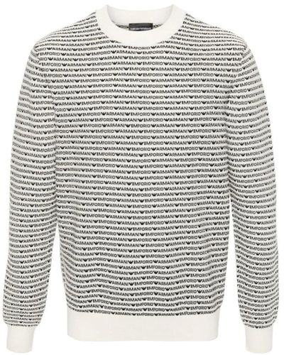 Emporio Armani Round-Neck Knitwear - Grey