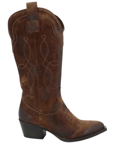 GIO+ Cowboy boots - Marrón