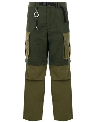 Moncler Wide Pants - Green