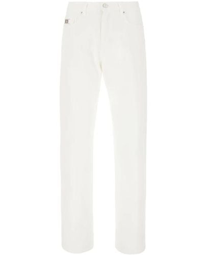 Versace Trousers > straight trousers - Gris