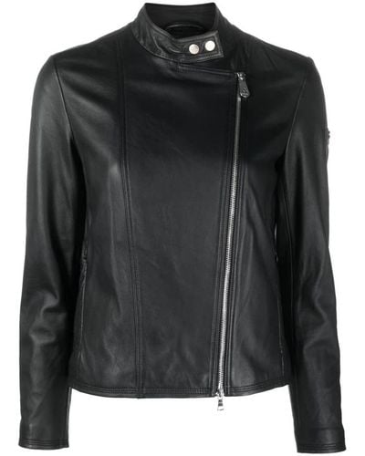 Peuterey Leather Jackets - Black