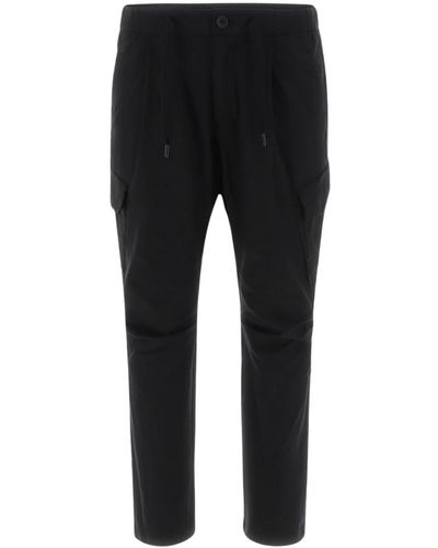 Herno Trousers > slim-fit trousers - Noir