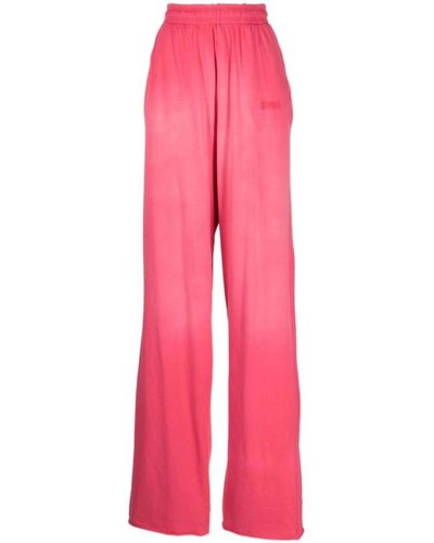 Vetements Pantaloni da allenamento rosa lampone