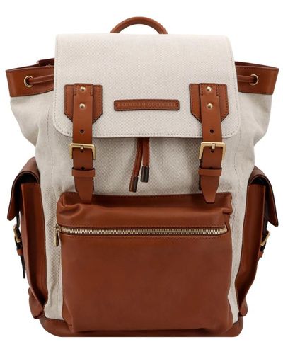 Brunello Cucinelli Backpacks - Brown