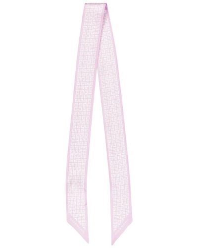 Givenchy Bandeau de seda 4g - Rosa