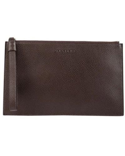 Orciani Clutches - Brown