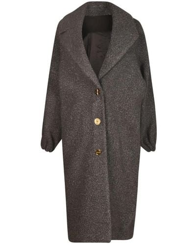 Patou Coats > single-breasted coats - Gris