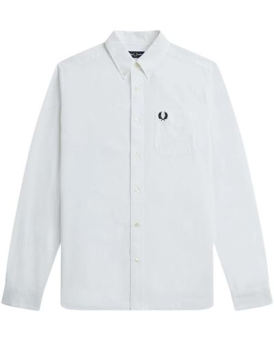 Fred Perry Shirts > casual shirts - Blanc