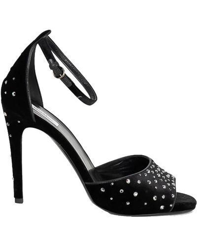 Max Mara High Heel Sandals - Black