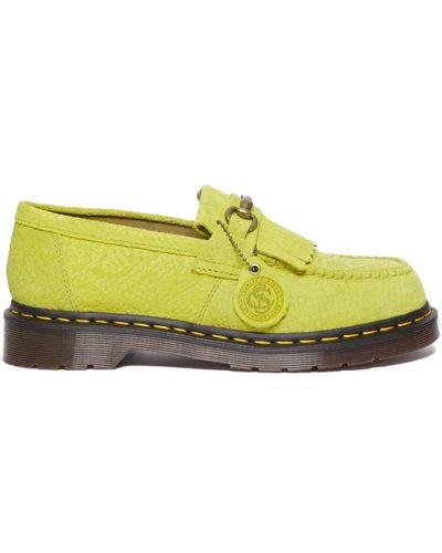 Dr. Martens Python loafers mit goldverzierung - Gelb