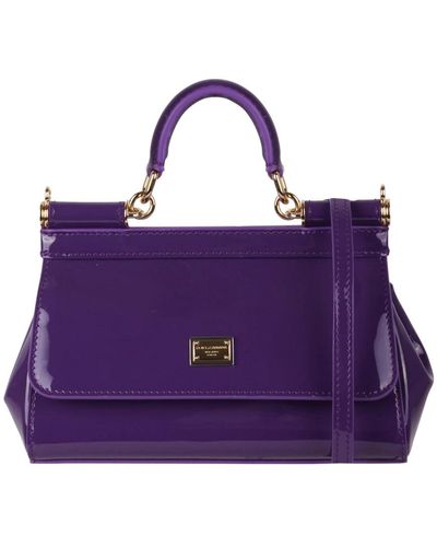 Dolce & Gabbana Shoulder Bags - Purple
