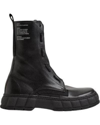 Viron Lace-Up Boots - Black