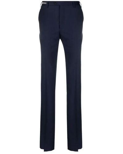 Corneliani Trousers > slim-fit trousers - Bleu