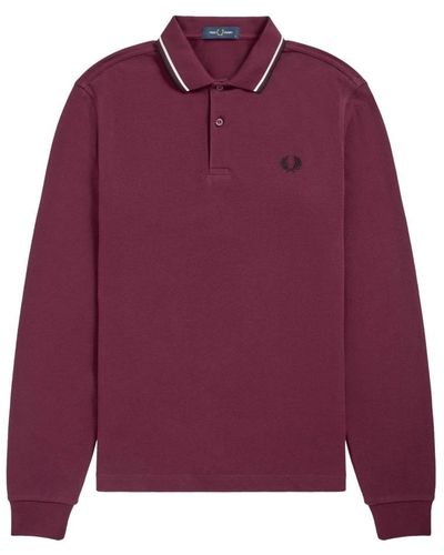 Fred Perry Polo Shirts - Purple
