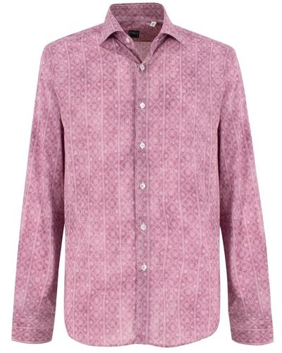 Fedeli Casual Shirts - Pink